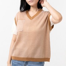 빗살 패턴 울 조끼 R21FFVE0813