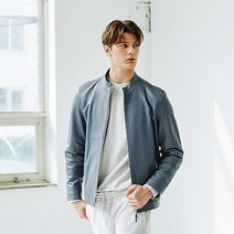 마에스트로투모로우 남성용 양가죽 싱글 라이더 가죽 점퍼 MAJU1D981