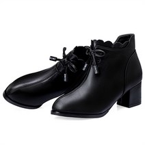 명양피프 여성용 플랫폼 힐 키높이 앵클 부츠 YT_RA3382