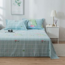 마켓A 굿나잇패턴 얇은 순면 침대시트, TYPE18