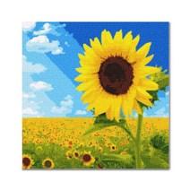 아디코 DIY 보석십자수 스카이바라기 25 x 25 cm BE03, 혼합색상, 1개