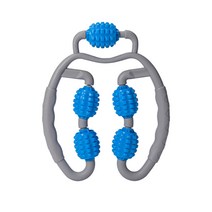 5륜 종아리 마사지기, 그레이핸들 블루 볼, 1개