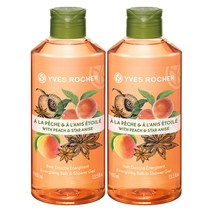 이브로쉐 피치 스타 아니스 샤워젤, 2개, 400ml
