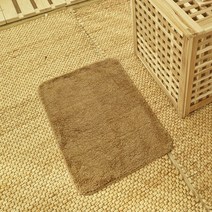 쇼니홈리빙 북유럽 극세사 발매트, 브라운