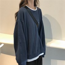가을겨울 채도 베이직한 빅사이즈 임산부 맨투맨