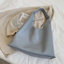 센터 스티치 포인트 숄더백