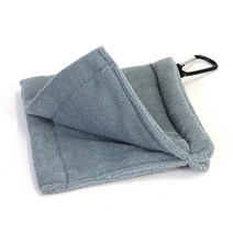우무 골프공 수건 미니 타올 극세사 클리너, 그레이
