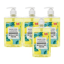 매직브라이트 베이킹소다 레몬 주방세제, 4개, 500ml
