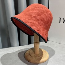 셀레네 러블리 심플 벙거지 밀짚모자