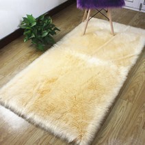 알럽홈 사각 털복실 러그