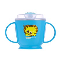 에디슨 프렌즈 흘림방지 스텐 양손 빨대컵 180ml, 사자 하이언, 1개