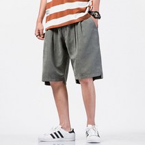 AOULS 남성용 바캉스 5부 밴딩 반바지 DK10