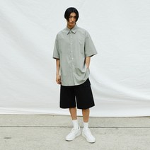 씨오큐 남성용 워시드 벨티드 치노 쇼츠