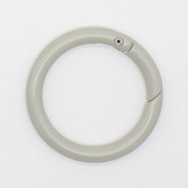 동대문단추왕 컬러 원터치 오픈형 오링 25mm, 그레이, 2개
