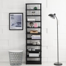 조은세상 비비안 다용도 선반 11단, 블랙