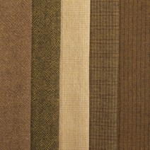 바이핸즈 선염 체크 줄무늬 라인 무지 퀼트 원단패키지 5종 세트, 혼합색상