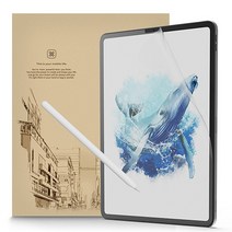 빅쏘 아이패드 풀커버 저반사 지문방지 종이질감 액정보호필름 1매