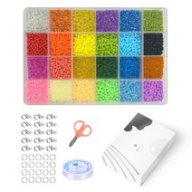 리니팜 시드비즈 3mm 5종 세트, 혼합색상, 1세트