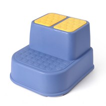 부자오빠 다용도 미끄럼방지 유아 발디딤대 2단, 파랑, 발디딤대 2단 파랑