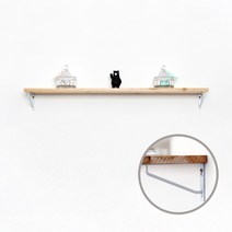 페인트인포 코지선반대 4p + 스프러스 원목선반 2p 세트, 화이트(선반대)