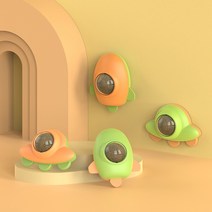 댕이와냥이 고양이 비행기 캣닢볼 사탕 4종 A세트, 오렌지, 그린, 1세트