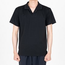 로우댓 남성용 데일리 오픈 카라 반팔 티셔츠