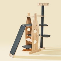나을디자인 디어냥 M4 캣타워 하우스 미끄럼틀, 1개
