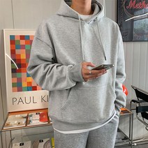 맨타임 AIE 데일리 쭈리 기모 후드티셔츠