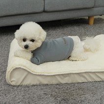 레드퍼피 반려동물 소프트웨이브침대, 크림아이보리