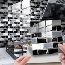 헤스티아 욕실 타일 스티커 10p, 10