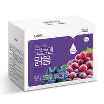 루솔 굿케어 오늘엔 맑음 적포도 블루베리, 20개, 80ml