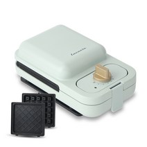 라쿠진 에센셜 2in1 타이머 와플 샌드위치 메이커, LCZ1072MT