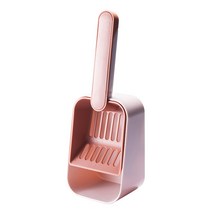 파스텔펫 고양이 모래삽 쓰레받기 세트, 핑크