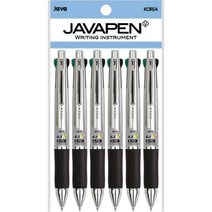 자바펜 제트4+1M 멀티펜 0.7mm, 메탈실버, 6개