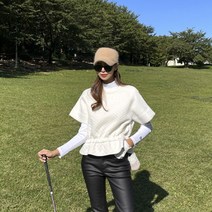 패션풀 여성용 GOLF F 네오프렌 누빔 퀄팅 베스트 28811