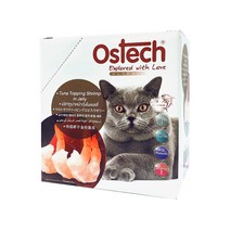 오스테크 캣 울트라 젤리 파우치 참치 토핑 새우 70g, 12개, 참치 + 새우 혼합맛