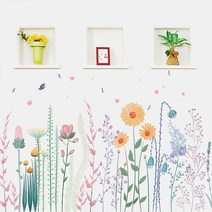 스위트 스페이스 데코 벽면스티커 리폼시트지 플랜테리어 + 지관통, 41(스티커), 랜덤발송(지관통)