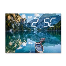 홈마인 LED 시계 캔버스 프린팅 액자 자연 시리즈 A3, A3 HM ECO 03