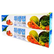 생활미소 위생랩 30cm x 100m, 2개