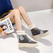 에어 여성용 빈티지 스타일 스노우부츠