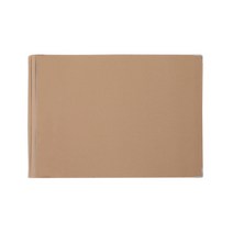 가죽 6공 A4 다이어리 커버 + 라인속지, 연브라운