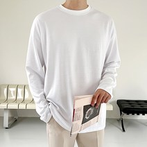맨타임 OMT 오버핏 라운드 언발 트임 긴팔티