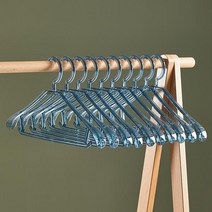 릴제이 옷걸이 GH19_RD_922, 투명블루, 10개입