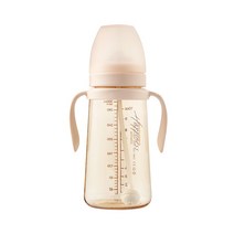 마더케이 베이직 PPSU 추 빨대컵 300ml, 크림, 1개
