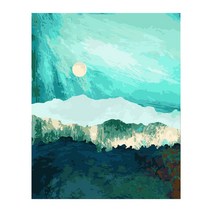 아이러브페인팅 DIY 명화 그리기 Z10 평화를 부르는 산, 혼합색상