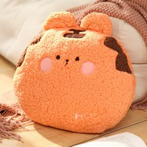 순잠 볼 빵빵 귀여운 동물 친구들 쿠션 호랑이, 혼합색상
