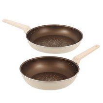 베로나 인덕션 IH 후라이팬 2종 세트 2p, 크림아이보리, 프라이팬 28cm + 궁중팬 28cm