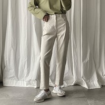 프롬미스 여성용 핀턱 코튼팬츠