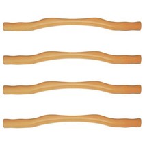블럭마트 우드 마사지 스틱 52cm, 4개