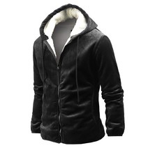 다꾸앙 남성용 겨울 폭닥 보아털 벨벳 후드집업 D11S14_oz3431